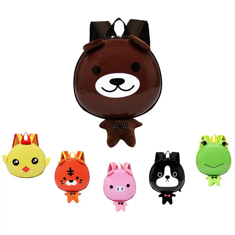 Sac A Dos Ours Grenouille Pour Bebe Sac A Dos Rigide Et Anti Perte En Peluche Animaux Sac D Ecole Pour Enfants De La Maternelle Jouet Cadeau Pour Enfants Qb161 Aliexpress