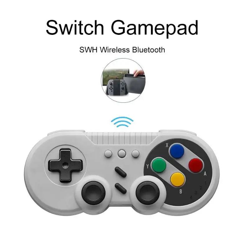 

Wireless Gamepad Bluetooth Vibration Joystick Controller Fit for Nintend Switch Connection Signal Stability Ergonomic Design