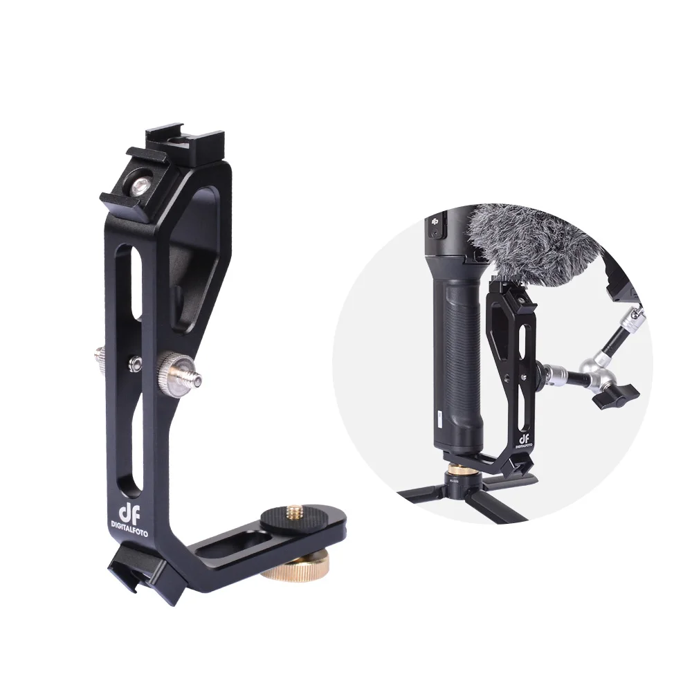 L кронштейн с 3 рукоятками для горячего башмака margic Arm zhiyun Crane 2 DJI RONIN SC/ S MOZA Aircross