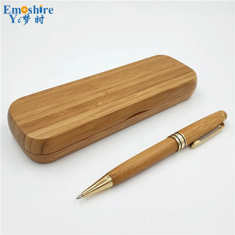 Emoshire Factory Outlet bamboo ball pen fine suit bamboo pencil case bamboo pen custom lettering custom (10)