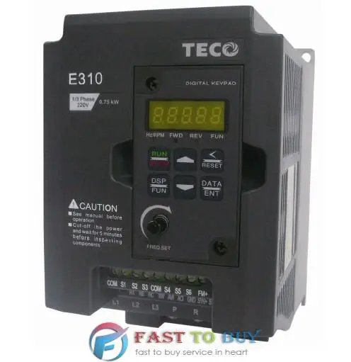 Новый оригинальный TECO Inverter E310 Series 201 H 1HP 750W 1/3 Phase 200 ~ 240V 50/60Hz 1Y ГАРАНТИЯ|phase|phase inverter |