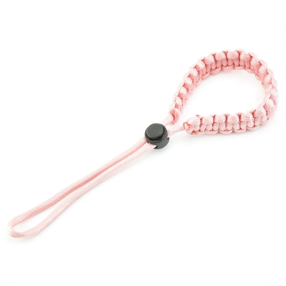 Wrist Lanyard Bracelet Adjustable Camera Braided Wristband Cord Hand Grip Strap for Flashlight Bottle Telescope