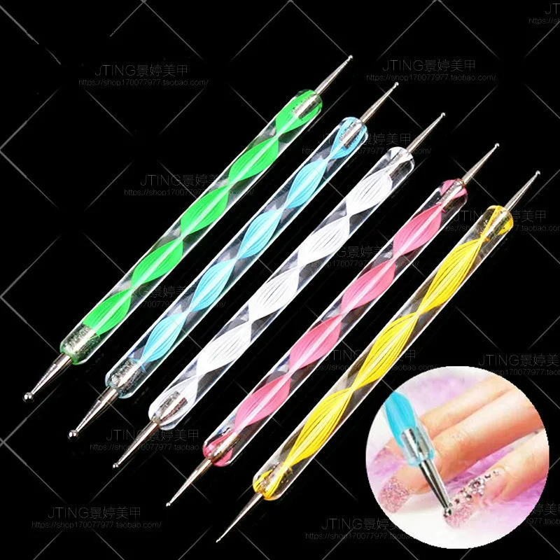 1 PCS 2 Way Dot Pen Gel Polish Set All Manicure Semi Permanent Top Coat UV LED Gel Varnish Soak Off Nail Art Gel Nail Polish