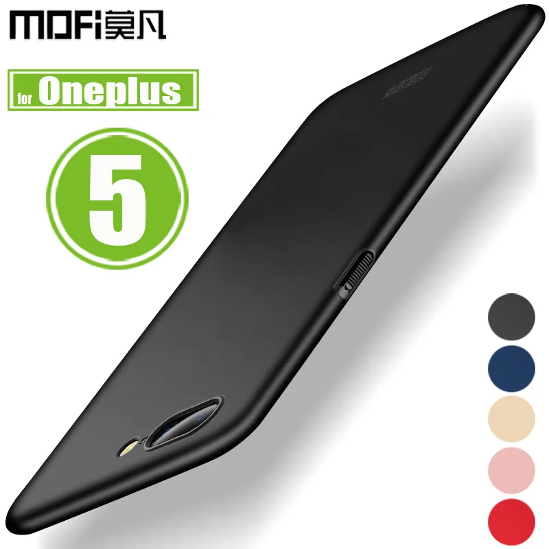 Oneplus 5 Case One Plus Cover Mofi Luxury Frosted Matte Hard Plastic Full Coverage Phone Bag Back Cases for A5000 |