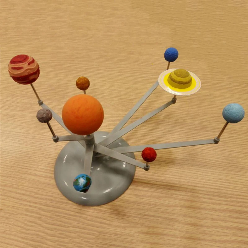 Us 682 30 Offsolar System Model Nine Planets Kit Astronomy Painting Model Science Planetarium Educational Toys For Child In Solar Toys From Toys
