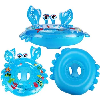 

Baby Floating Swimming Ring Newborn Kid's Thickened Crab Inflatable Infant Swim Lifebuoy Float Swimming Pool Beach Accessories