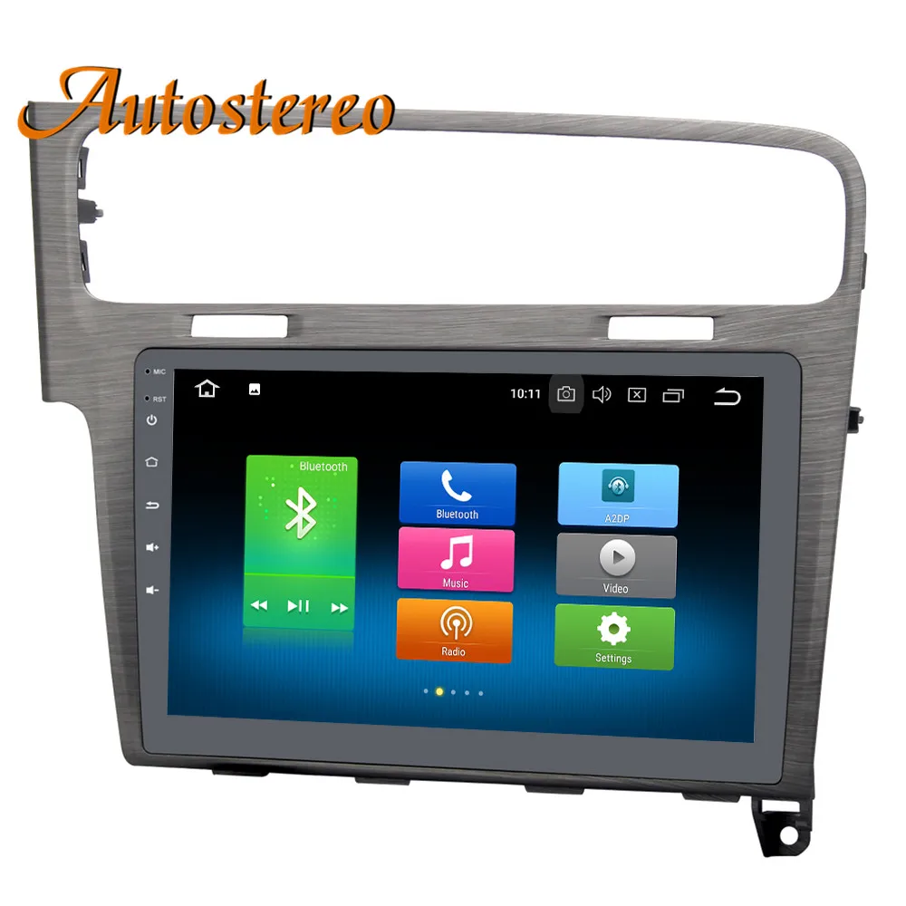 Cheap DSP Android 9 Car GPS Navigation No DVD Player For Volkswagen Golf 7 For VW GOLF7 2013+ car stereo radio tape recorder head unit 8