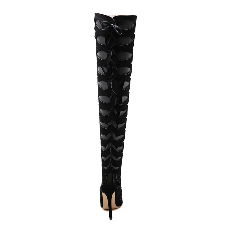 2019 À Décontracté Super Sandales Enmayla Black Gladiateur D'été Mode Taille 35 Talons Nouvelle Hauts Ly1067 40 Femmes Lacets qqY1t