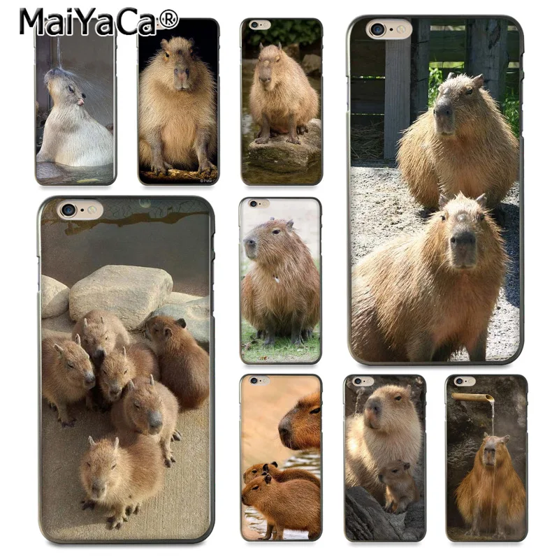 MaiYaCa Animal Funny Capybara Специальное предложение Роскошный чехол для телефона iPhone 8 7 6 6S Plus X XS XR XSMax 5 5S SE Coque Shell