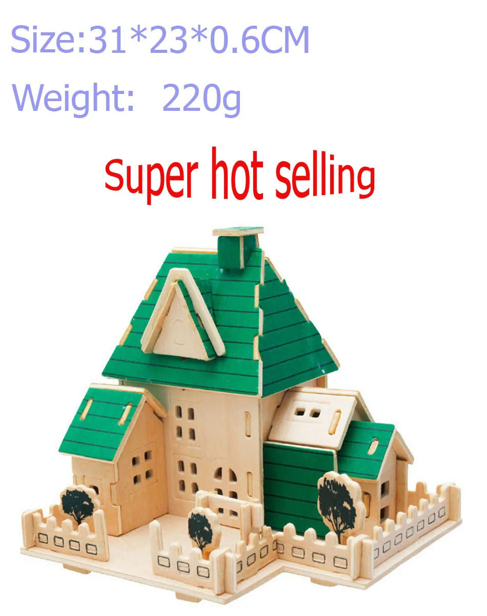 3D Puzzles wood DIY puzzle For Adults Kids toys children education toys