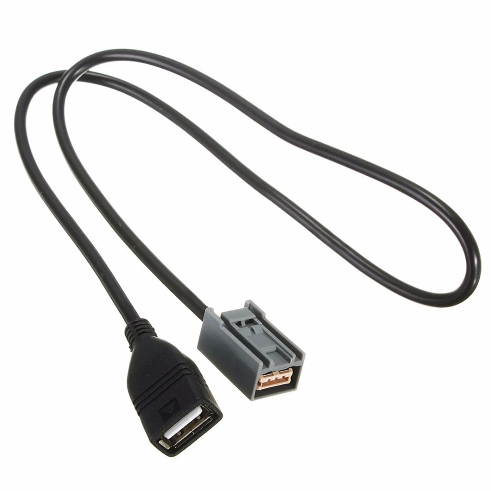Brand New AUX USB Cable Adapter MP3 File Adapter Wire For Honda Civic Jazz CR-V A-ccord CR-Z 2008 O-nward