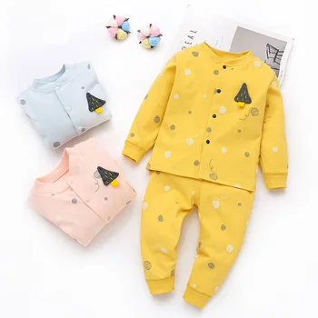 

New Children Underwear Set Autumn Kids Clothing Boys Girls T Shirt Pants in set 6-18M