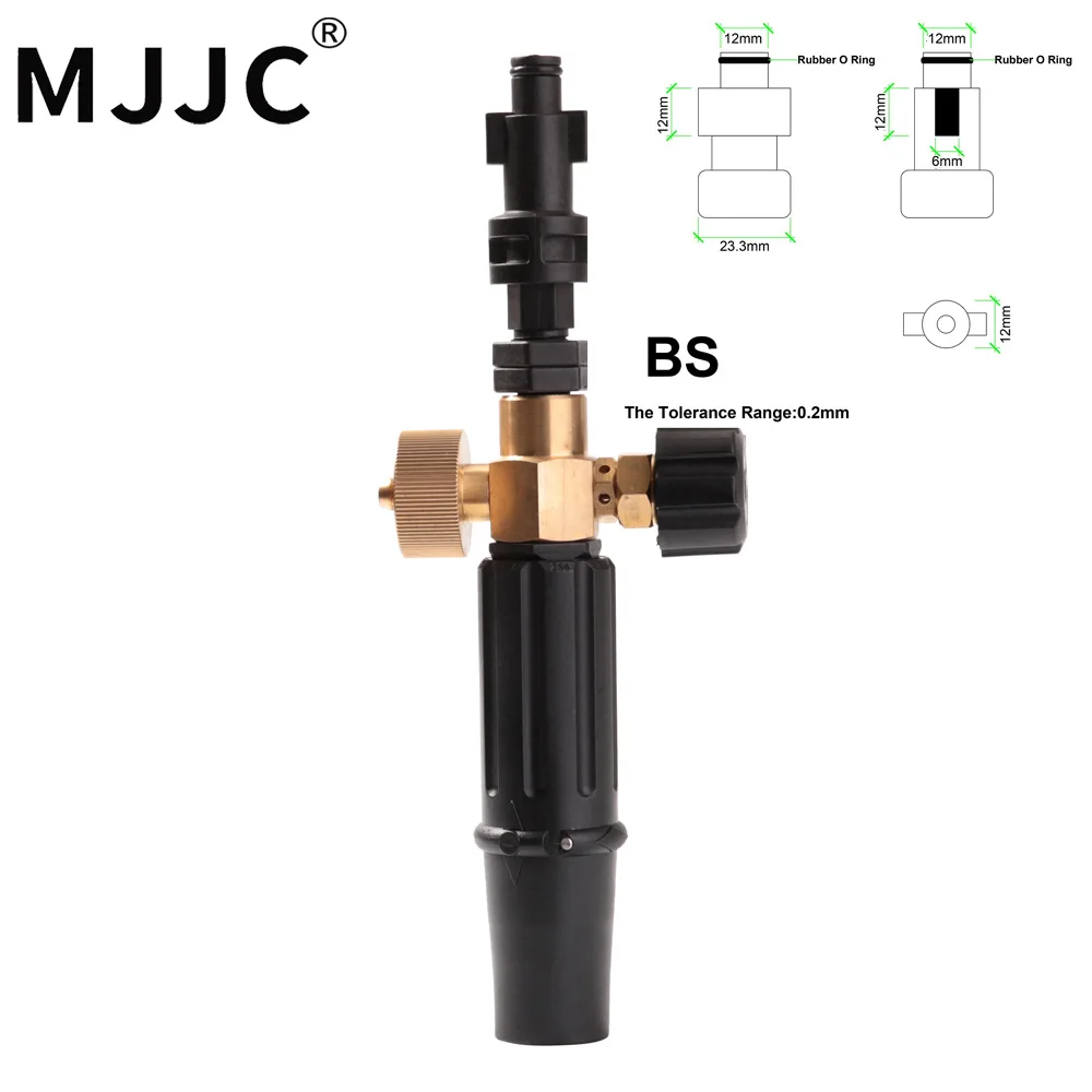 MJJC бренд с высококачественной пенной насадкой с адаптером и соединительной трубкой, пожалуйста, выберите правильный адаптер - Цвет: Коричневый