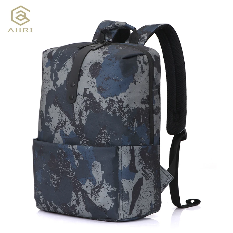 

AHRI Men Women Backpack School Bag for Teenagers College Waterproof Oxford Travel Bag 14inch Laptop Back packs Camouflage Backpa