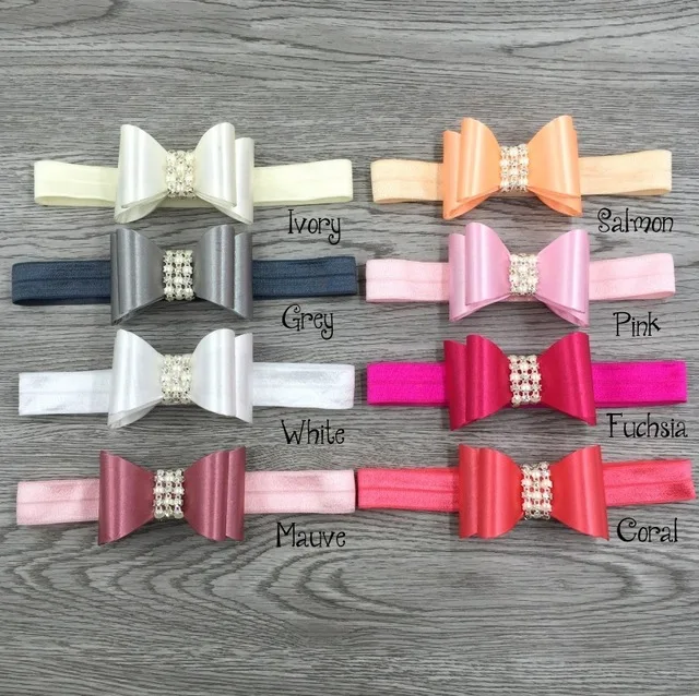 

36pcs/lot PVC Bow Headband Baby Luxe Headband Hair Bow Headband