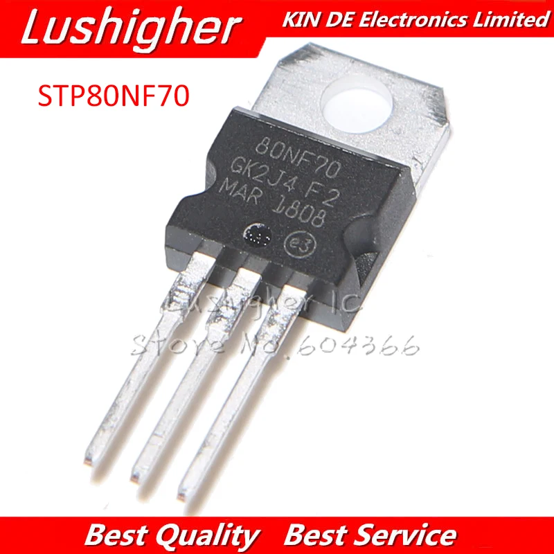 10 шт. STP80NF70 TO220 80NF70 TO-220 P80NF70 MOSFET N-Ch | Электронные компоненты и принадлежности