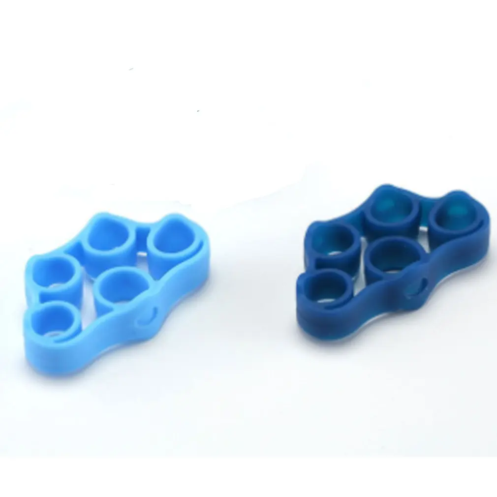 

Soft Silicone Finger Extensor Resistance Bands Dexterity Forearm & Wrist Strength Injury Rehabilitation & Stress Relief