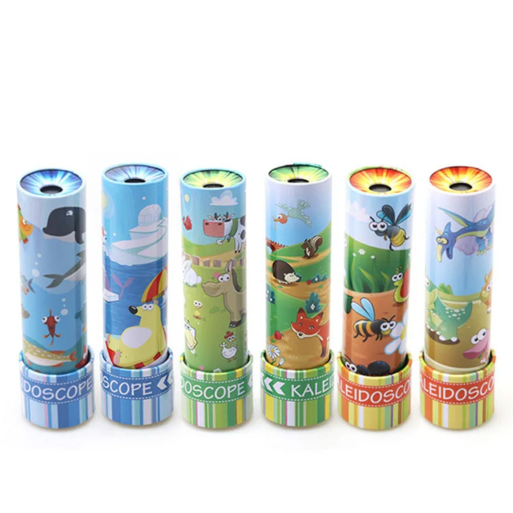 Children Toys Kaleidoscope Toy 1pcs Large Rotating Kaleidoscope of Sheet Metal Parts