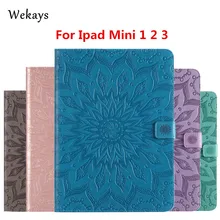 Wekays For Apple Ipad Mini 1 2 3 Sun Flower Smart Leather Flip Case For Coque IPad Mini 1 2 3 Mini2 Mini3 7.9