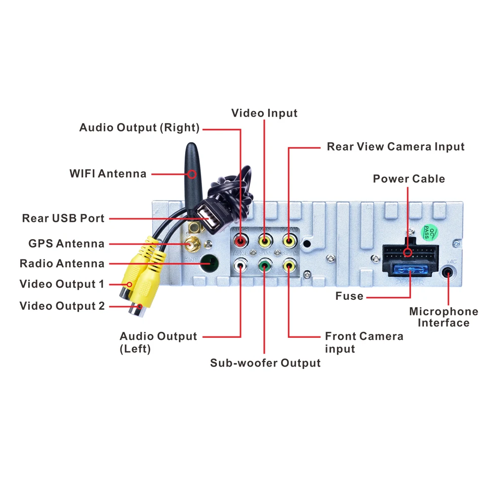 AMprime Android 2din Автомагнитола телескопическая машина gps Wifi MP5 Bluetooth USB FM сенсорный экран 2 Din Авторадио мультимедийный плеер