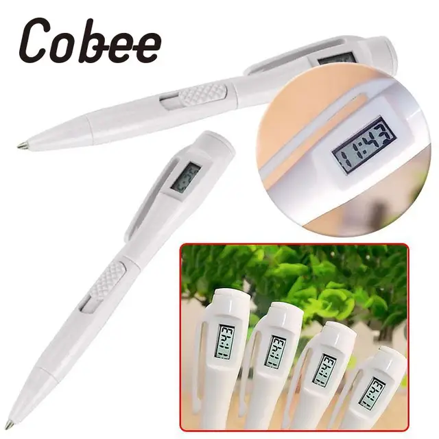 Best Offers Cobee Electronic Watch Ballpoint Digital Children Office Exam Writing Stationery White Best Offers Cobee Electronic Watch Ballpoint Digital Children Office Exam Writing Stationery White