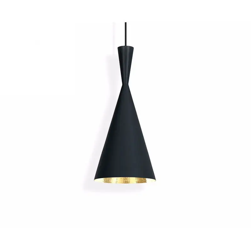 IKVVT современный светодиодный подвесной светильник, внутреннее освещение, столовая лампа, черный минималистичный подвесной светильник, украшение дома, Освещение E27 - Цвет корпуса: C