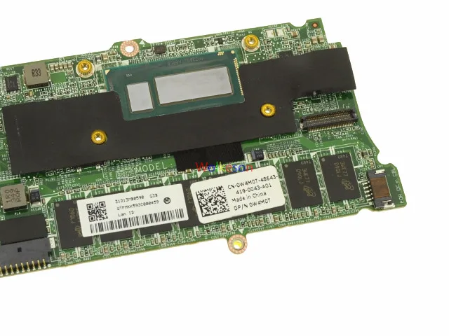SHELI FOR DELL XPS 9333 Laptop Motherboard W/ I5-4200U CPU CN-0W4M0T 0W4M0T W4M0T DAD13CMBAG0 4GB RAM Test ok | Компьютеры и офис