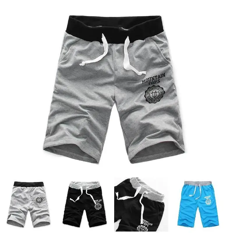 

2019 Summer Men Shorts Pant Half Summer Beach Printing Breathable Cotton Fashion Casual For Outdoor fitnes Short homme PO66