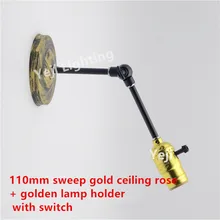 Винтажный Эдисон Ретро E27 E26 держатель лампы с навесом celing rose для настенной лампы бар столовая кофейная лампа аксессуары для освещения