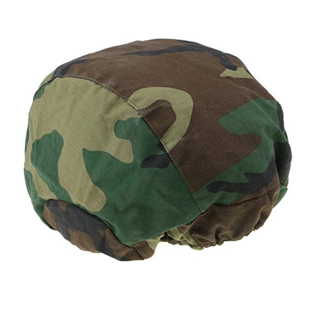 Хлопковая Военная Тактическая камуфляжная Крышка для шлема, Мужская Защитная крышка для охотничьего шлема - Цвет: D