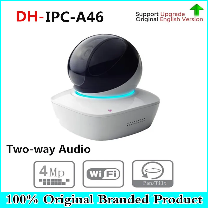 

Original English IPC-A46 4MP Network Dome Camera H.265 Wifi PT with Two-way Talk Easy4IP baby monitor replace IPC-A35 with logo