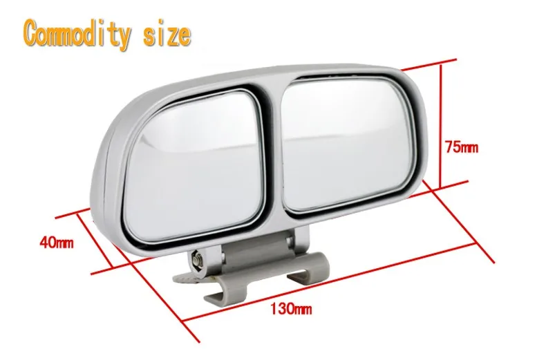 YASOKRO, 1 пара,, автомобильное квадратное зеркало для слепых зон, авто, широкоугольные боковые задние зеркала, двойное зеркало, универсальное, высокое качество