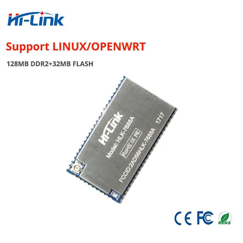 

Free shipping 2pcs/lot UART to Ethernet embeded OpenWRT Wireless Router Module Smart Home MT7688 RS485 basic frequency 580MHz