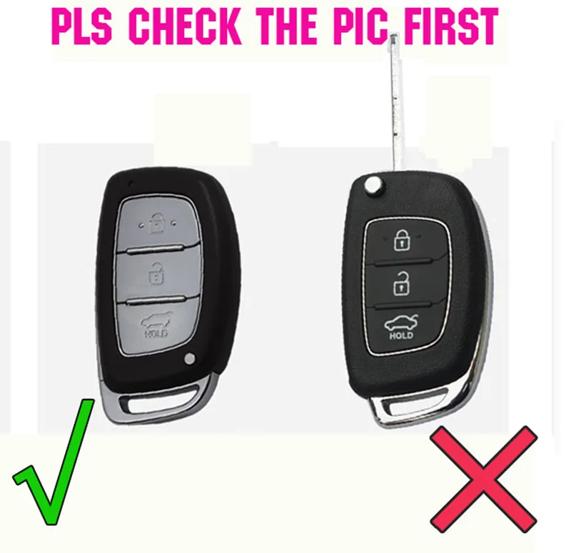 Силиконовый чехол для ключа с 3 кнопками Hyundai Ix35 i10 i25 i30 i40 Creta Elantra Sonata Verna|hyundai ix35 key