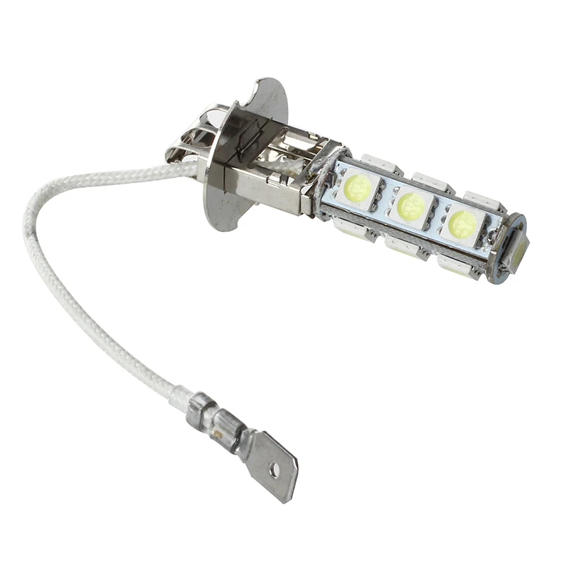 2 X H3 5050 SMD 13 светодиодный Белый Автомобильный светильник лампа|Передние LED-фары