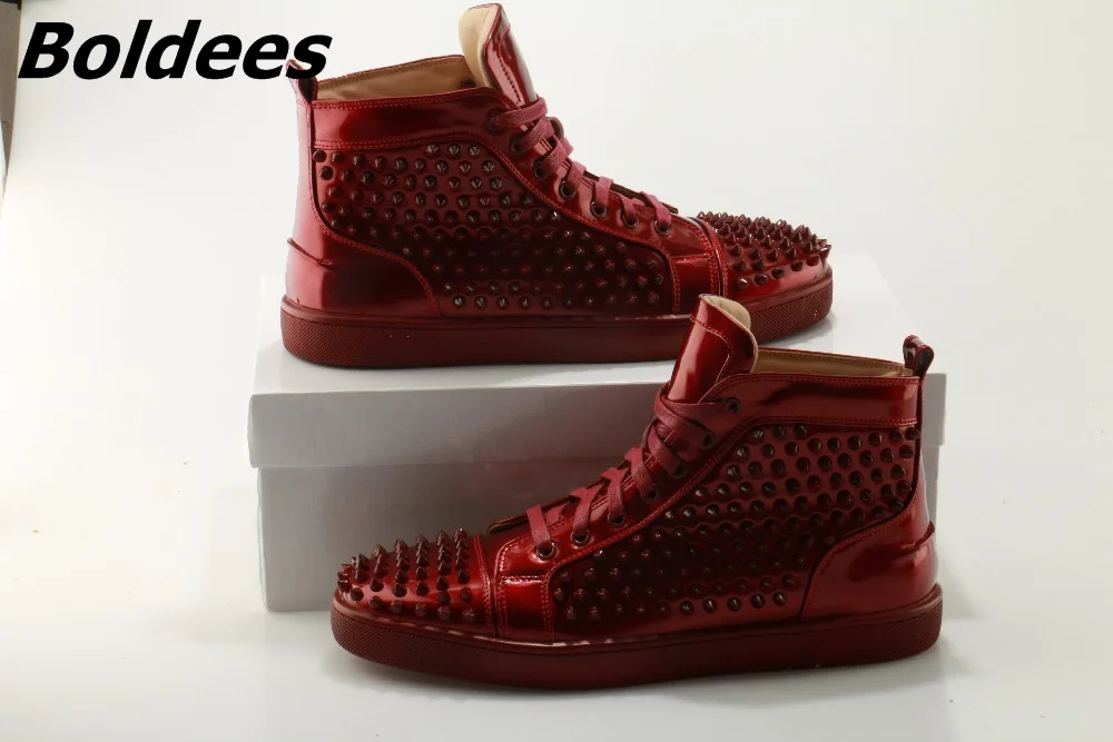 Red Rivet Loafers (5)