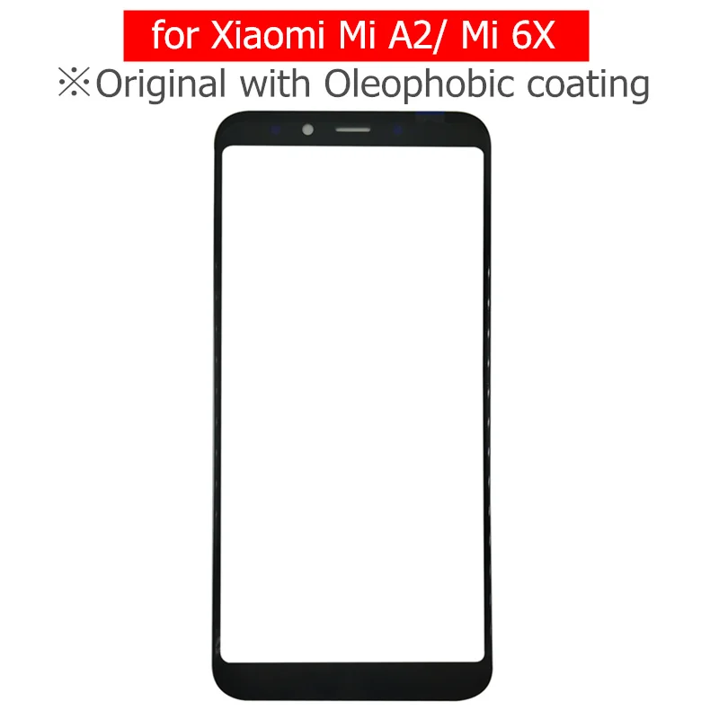 

for Xiaomi Mi A2 Touch Screen 5.99" for Xiaomi Mi 6X Glass Panel Digitizer Sensor Touchpad Front Glass Panel Repair Spare Parts