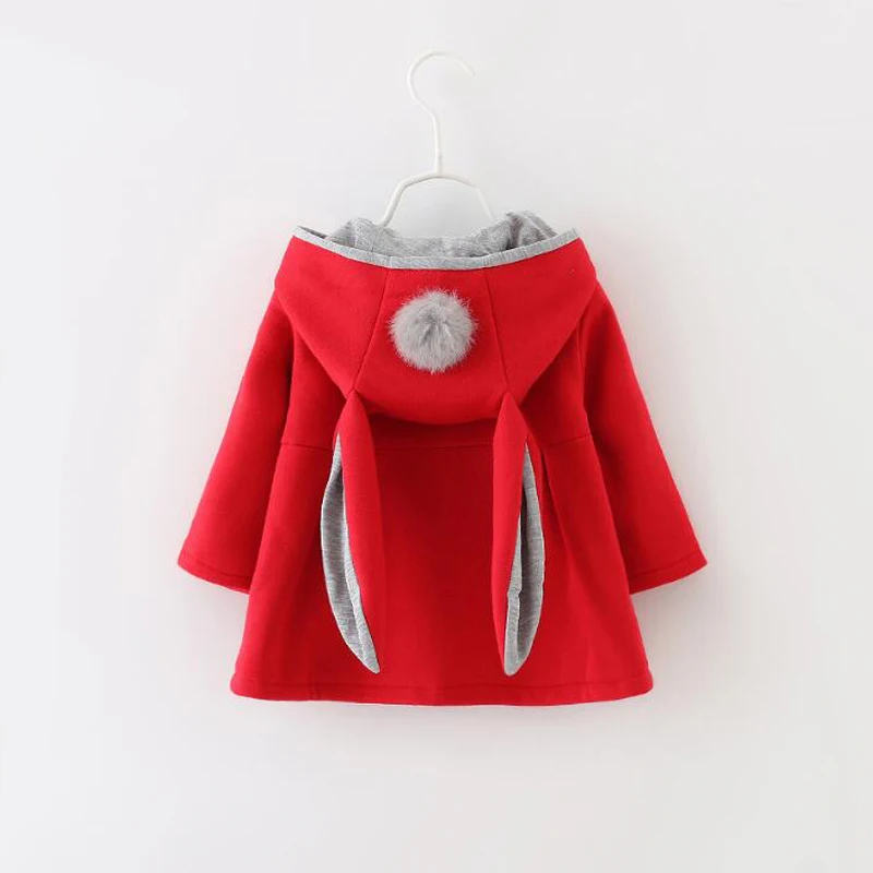 

Fine Kids Clothing Spring Girls Cute Coats For Baby Girls 2017 Baby Girls Jackets Fashion Cartoon Hooded Coat