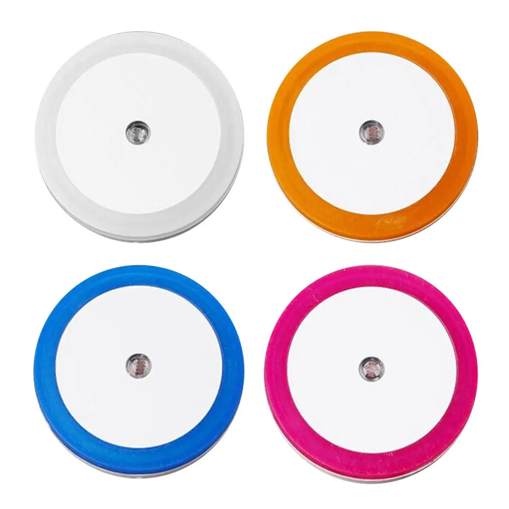 

Round Wall Light LED Induction Lamp Nightlight Automatic Switch Light Sensor White/ Yellow/ Blue/ Pink US/ EU Plug Drop Shipping