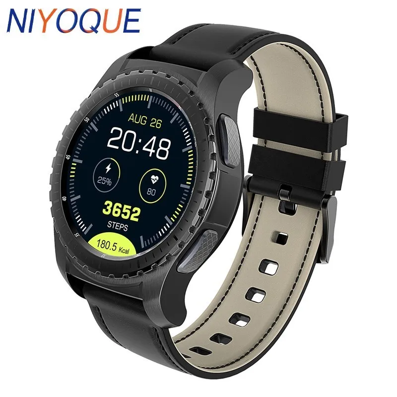 

NIYOQUE KW28 Smartwatch Phone 1.3 inch Smart watch Sedentary Reminder Heart Rate Monitor Anti-lost Remote Camera Smart Watch