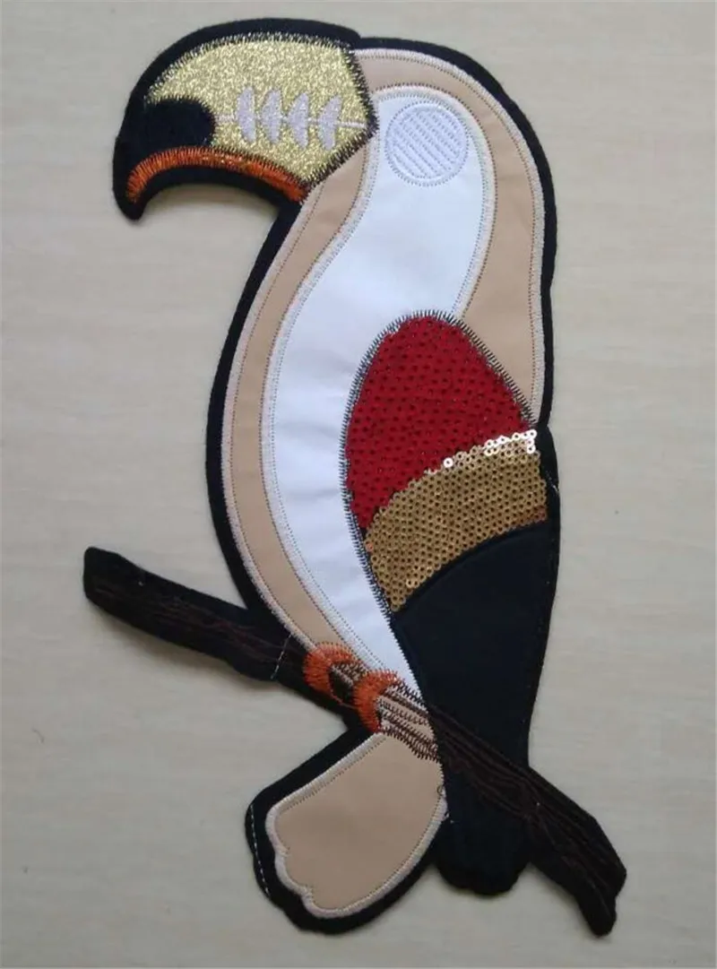 Sequined Applique patches Cloth patch stickers Fabric Applique