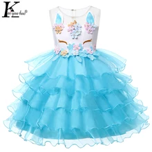 Детские платья для девочек; вечерние платья-пачки с единорогом для маленьких девочек; карнавальный Пасхальный костюм; детское платье принцессы; Одежда для девочек