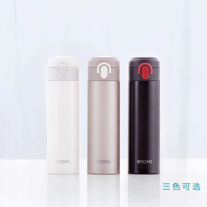 Xiaomi Mijia VIOMI термос 316 нержавеющая сталь чашка одна рука на/закрыть колбу бутылка
