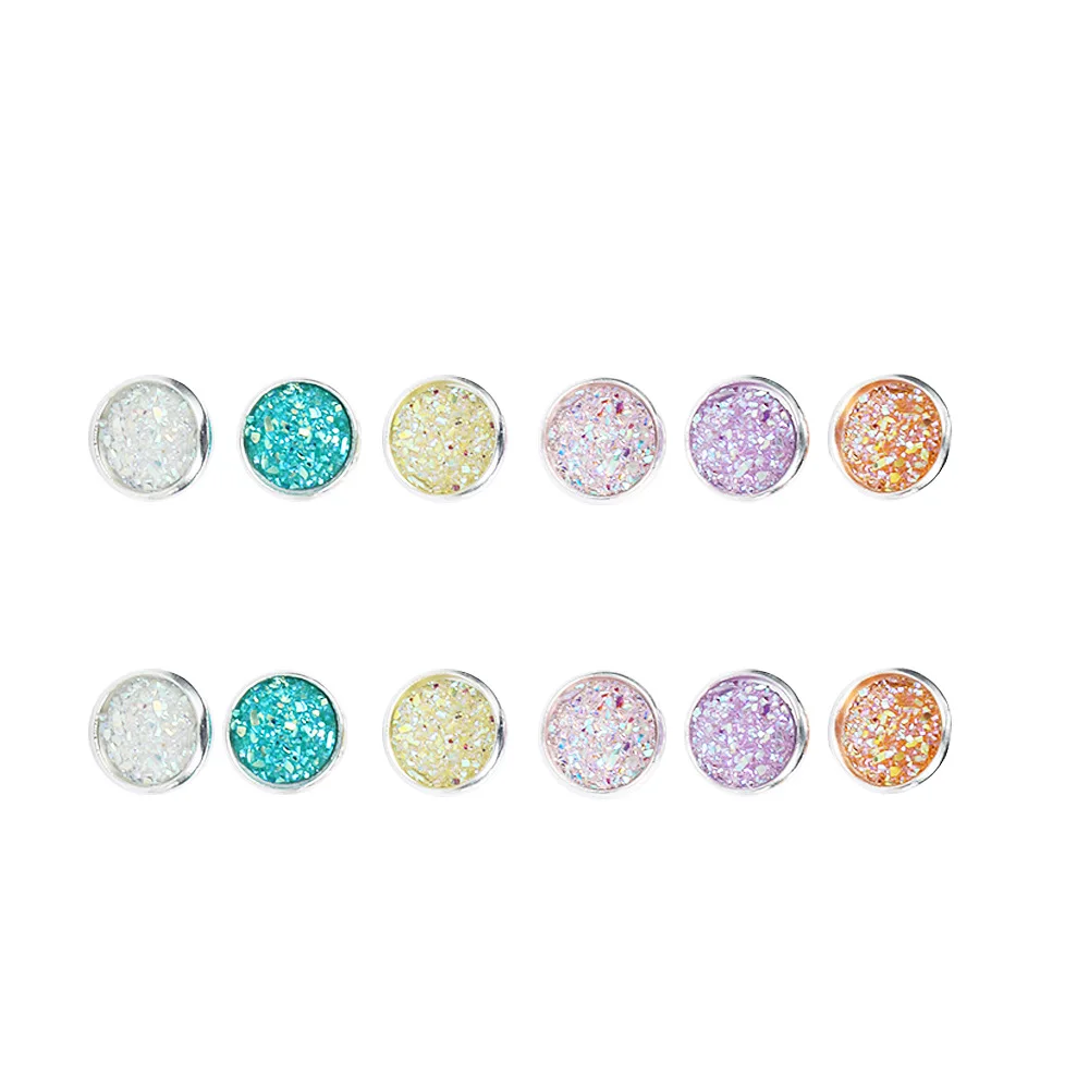 Colorful Round Earrings 3