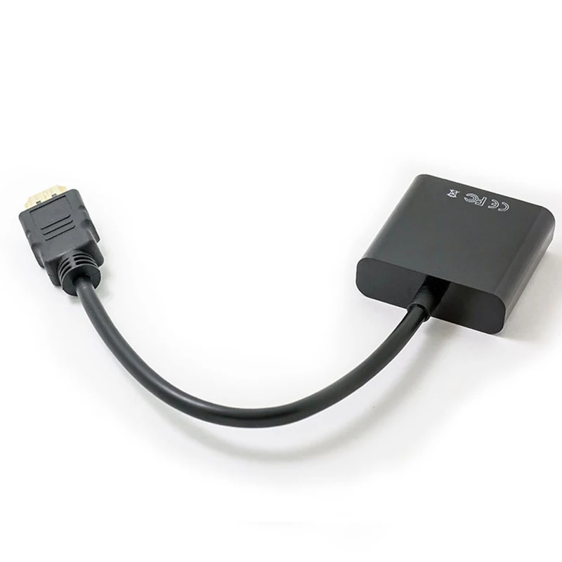 Amkle HDMI to VGA Adapter Male To Famale Converter Adapter 1080P Digital to Analog Video Audio for PC Laptop Tablet Projector Amkle HDMI to VGA Adapter Male To Famale Converter Adapter 1080P Digital to Analog Video Audio for PC Laptop Tablet Projector