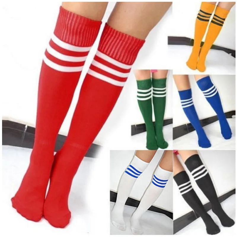

Unisex Adults Striped Soccer Baseball Football Stockings Thicken Over Knee Ankle Sports Long Stockings For Girl Women Stockings