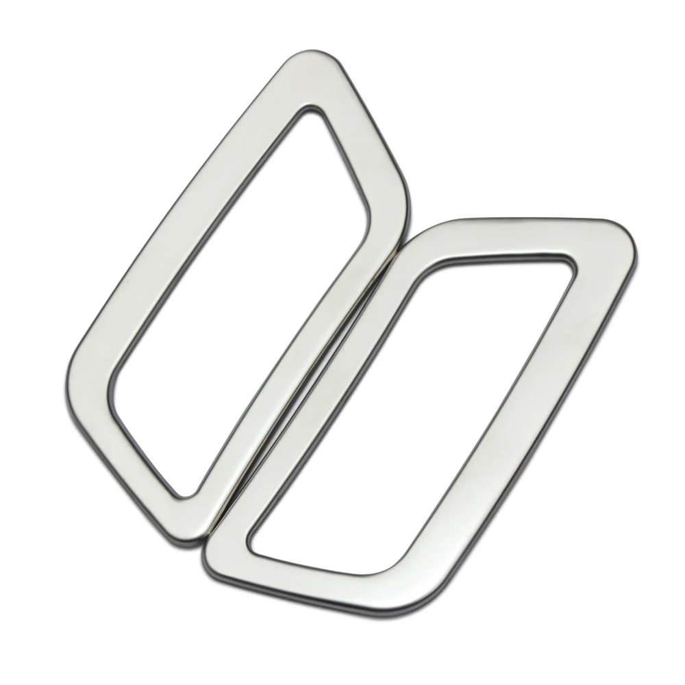 

2PCS Stainless Steel Interior Dashboard Air Condition Vent Outlet Trim Cover For Nissan Qashqai J11 2014 2015