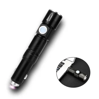 

Led Powerful Flashlight with Car Charger 3W Light Zoomable Tactical High Power Torch Flashlight High Brightness Light Lamp
