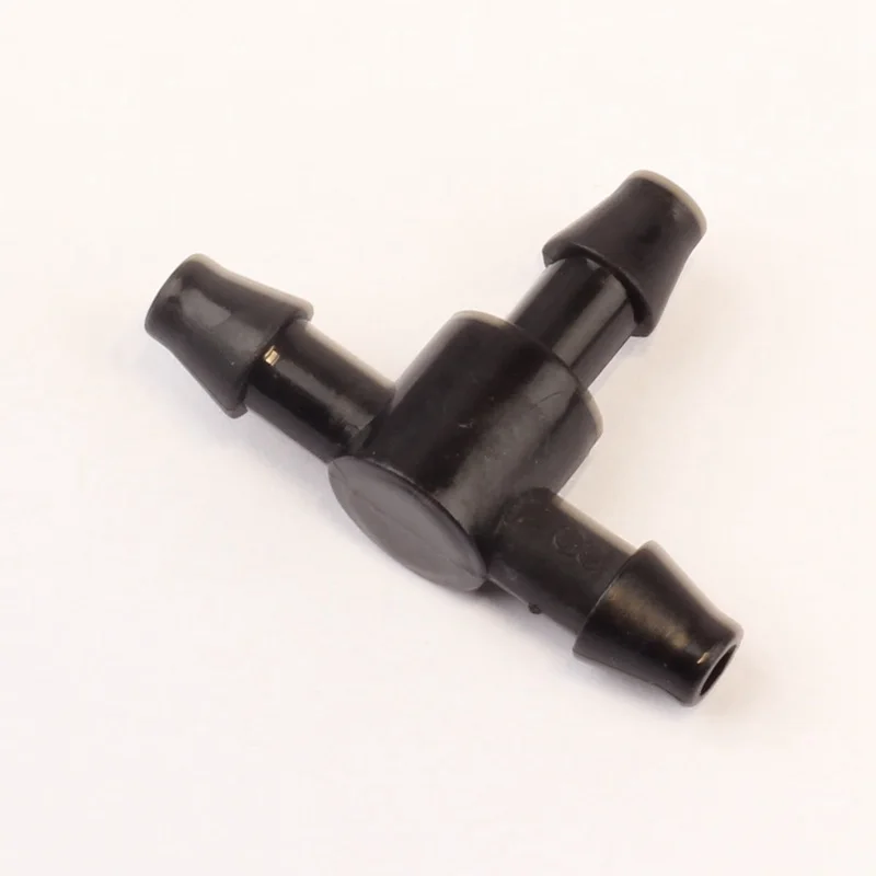 500pcs 4/7mm Hose Barbed Tee Connector Sharp Pointed Joints Garden Drip