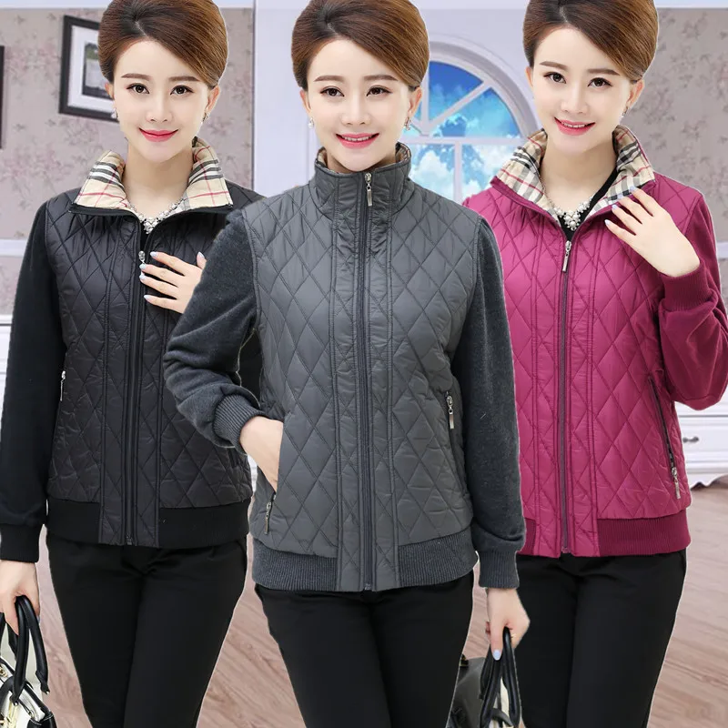 2018 NEW Spring Women Basic Jacket Polyester Female Coat Outerwear Plus Size Ladies Autumn Women